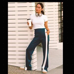 L Space - Back To Back Pant - Deep-Teal-Cream